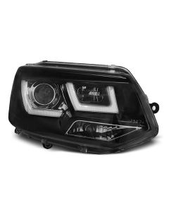 Фарове  U-LED LIGHT Черни за VW T5 2010-2015