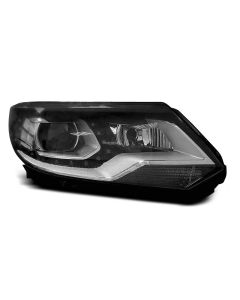 Фарове  TRUE DRL Черни за VW TIGUAN 2011 - 12.2015