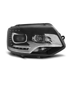 Фарове  TRUE DRL Черни за VW T5 2010-15