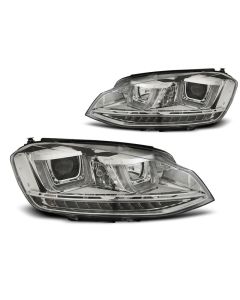 Фарове  U-LED LIGHT DRL хром за VW GOLF 7 11.12-17 