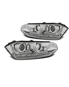 Фарове за VW POLO VI 2G 17-21  SEQ LED хром