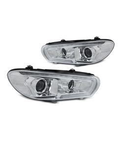 Фарове  TUBE SEQ LED хром за VW SCIROCCO 08-04.14