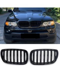 Бъбреци за BMW X5 E53 - Черен Гланц