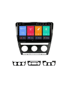 Мултимедия за SKODA OCTAVIA 2 2007-2014 10" / черен гланц / с навигация
