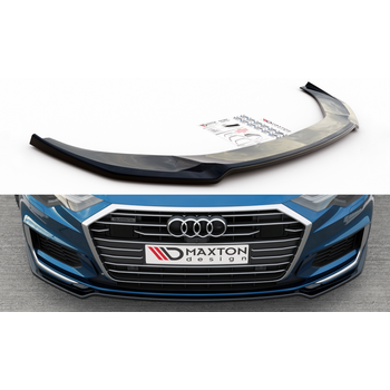 Добавка за предна броня/лип спойлер  V.1 Audi A6 S-Line / S6 C8 - Maxton Design