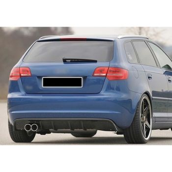 Оребрен дифузьор за Audi A3 8P - 4 врати