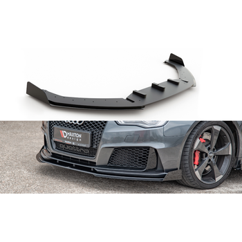 Добавка за предна броня/лип спойлер + Добавки Audi RS3 8V Sportback - Maxton Design