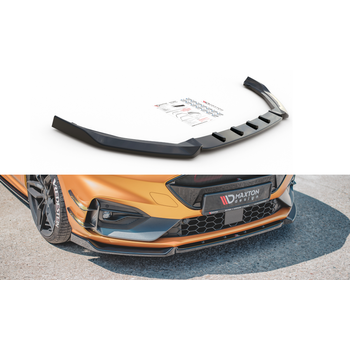 Добавка за предна броня/лип спойлер  V.7 Ford Focus ST / ST-LINE MK4 - Maxton Design