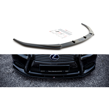 Добавка за предна броня/лип спойлер  lexus ls mk4 фейслифт - Maxton Design