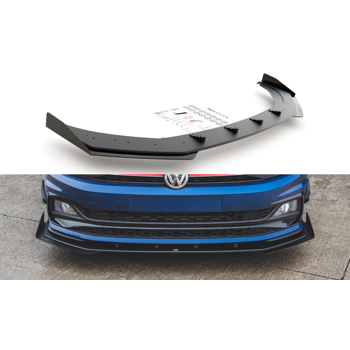 Състезание за издръжливост на състезания Добавка за предна броня/лип спойлер + Добавки Volkswagen Polo GTI Mk6