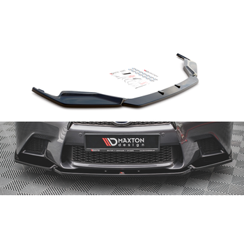 Добавка за предна броня/лип спойлер  V.1 Lexus GS F Sport Mk4 (L10) - Maxton Design