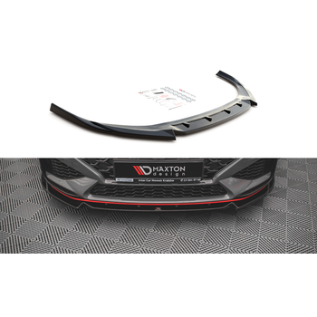Добавка за предна броня/лип спойлер  V.2 Hyundai I30 N Хечбек/Fastback Mk3 Facelift - Maxton Design