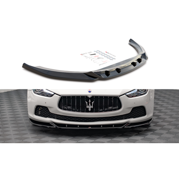 Добавка за предна броня/лип спойлер  V.1 Maserati Ghibli Mk3 - Maxton Design