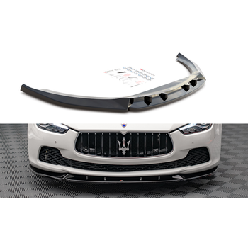 Добавка за предна броня/лип спойлер  V.2 Maserati Ghibli Mk3 - Maxton Design