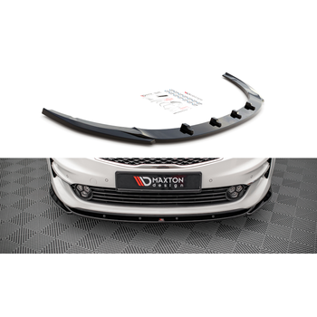 Добавка за предна броня/лип спойлер  V.2 Kia Optima Mk4 - Maxton Design