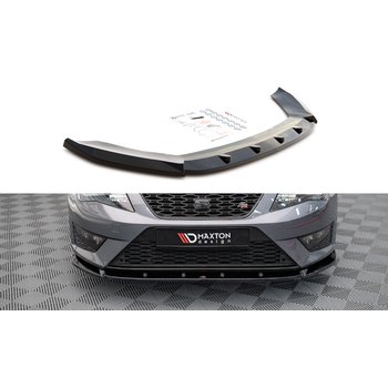 Добавка за предна броня/лип спойлер  V.1 Seat Leon Fr / Cupra Mk3 - Maxton Design