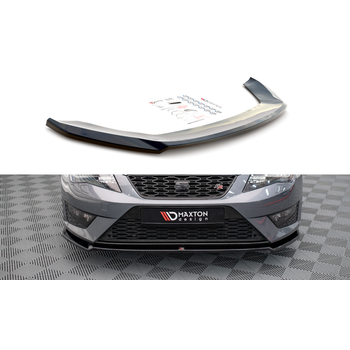 Добавка за предна броня/лип спойлер  V.2 Seat Leon FR / Cupra Mk3 - Maxton Design