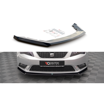 Добавка за предна броня/лип спойлер  V.2 Seat Leon Mk3 - Maxton Design