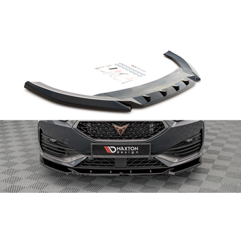 Добавка за предна броня/лип спойлер  V.3 Cupra Leon - Maxton Design