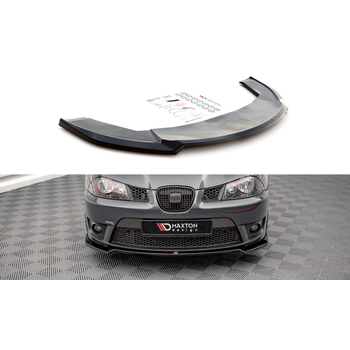 Добавка за предна броня/лип спойлер  V.3 Seat Ibiza Cupra Mk3 - Maxton Design
