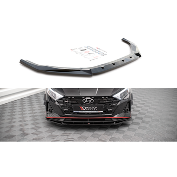 Добавка за предна броня/лип спойлер  V.2 Hyundai I20 N Mk3 - Maxton Design