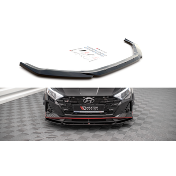 Добавка за предна броня/лип спойлер  V.3 Hyundai I20 N Mk3 - Maxton Design