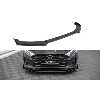 Добавка за предна броня/лип спойлер V.1 + Добавки Hyundai I20 N Mk3 - Maxton Design