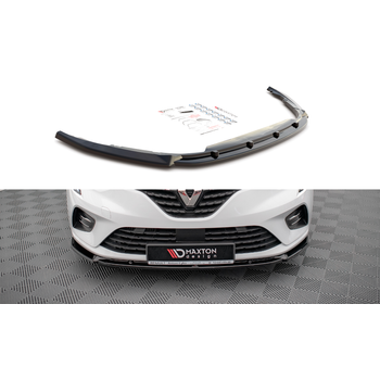 Добавка за предна броня/лип спойлер  V.2 Renault Clio Mk5 - Maxton Design