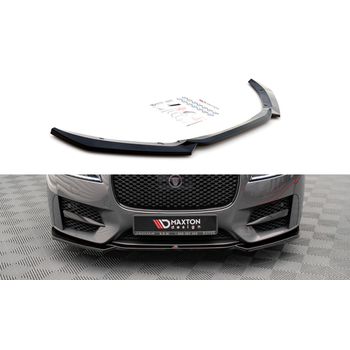 Добавка за предна броня/лип спойлер  V.1 Jaguar XF R-Sport Mk2 - Maxton Design