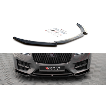 Добавка за предна броня/лип спойлер  V.2 Jaguar XF R-Sport Mk2 - Maxton Design