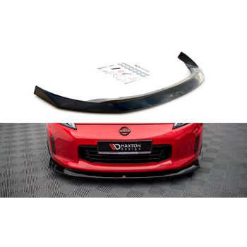 Добавка за предна броня/лип спойлер  V.1 Nissan 370Z Facelift - Maxton Design