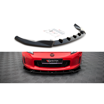 Добавка за предна броня/лип спойлер  V.3 Nissan 370Z Facelift - Maxton Design