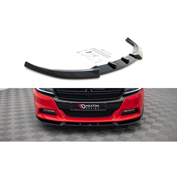 Добавка за предна броня/лип спойлер  V.1 Dodge Charger RT Mk7 Facelift - Maxton Design
