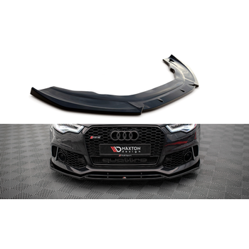 Добавка за предна броня/лип спойлер Audi A6 RS6 Look C7 - Maxton Design