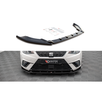 Добавка за предна броня/лип спойлер  V.2 Seat Ibiza FR/ Standard Mk5 - Maxton Design