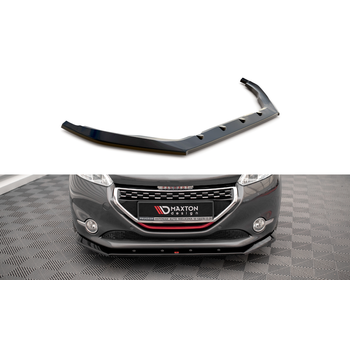 Добавка за предна броня/лип спойлер  V.1 Peugeot 208 GTI MK1 - Maxton Design