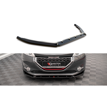 Добавка за предна броня/лип спойлер  V.2 Peugeot 208 GTI MK1 - Maxton Design