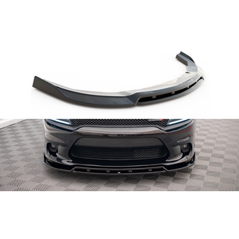 Добавка за предна броня/лип спойлер  V.1 Dodge Charger SRT Mk7 Facelift - Maxton Design