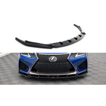 Добавка за предна броня/лип спойлер  V.1 Lexus GS F MK4 Фаслиф - Maxton Design