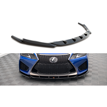 Добавка за предна броня/лип спойлер  V.2 Lexus GS F MK4 Фаслиф - Maxton Design