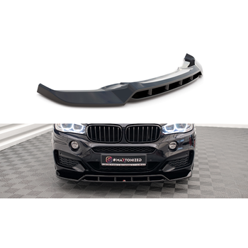 Добавка за предна броня/лип спойлер  V.2 BMW X6 M-Pack F16