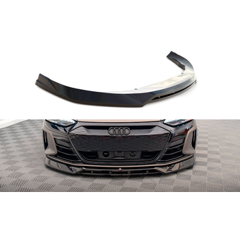 Добавка за предна броня/лип спойлер  V.3 Audi E-Tron GT / RS GT MK1 - Maxton Design