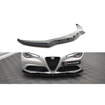 Добавка за предна броня/лип спойлер  V.1 Alfa Romeo Giulia Sport - Maxton Design