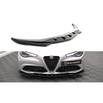 Добавка за предна броня/лип спойлер  V.2 Alfa Romeo Giulia Sport - Maxton Design