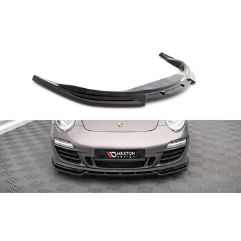Добавка за предна броня/лип спойлер  V.2 Porsche 911 Carrera GTS 997 Facelift - Maxton Design