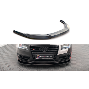 Добавка за предна броня/лип спойлер  V.1 Audi S8 D4 - Maxton Design