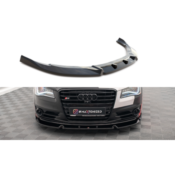 Добавка за предна броня/лип спойлер  V.2 Audi S8 D4 - Maxton Design