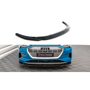 Добавка за предна броня/лип спойлер  V.1 Audi E-Tron - Maxton Design