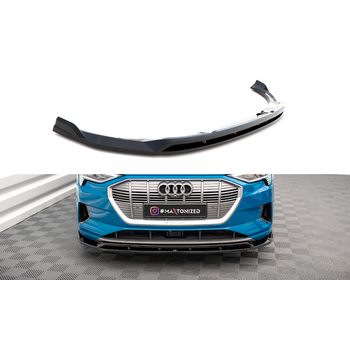 Добавка за предна броня/лип спойлер  V.2 Audi E-Tron - Maxton Design