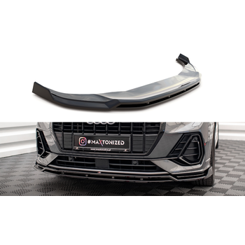 Добавка за предна броня/лип спойлер  V.2 Audi Q3 S-Line F3 - Maxton Design